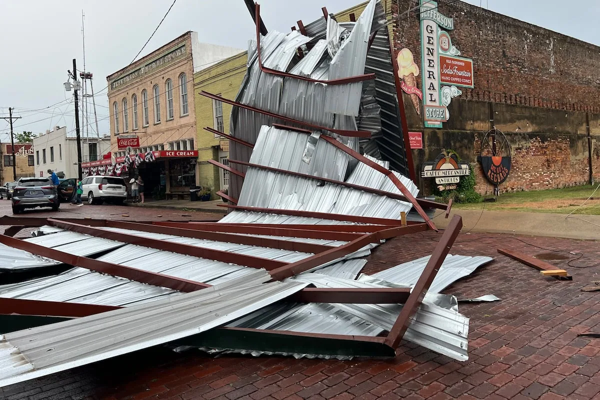 Wind-Damaged Commercial Roof Repair in New Braunfels, TX