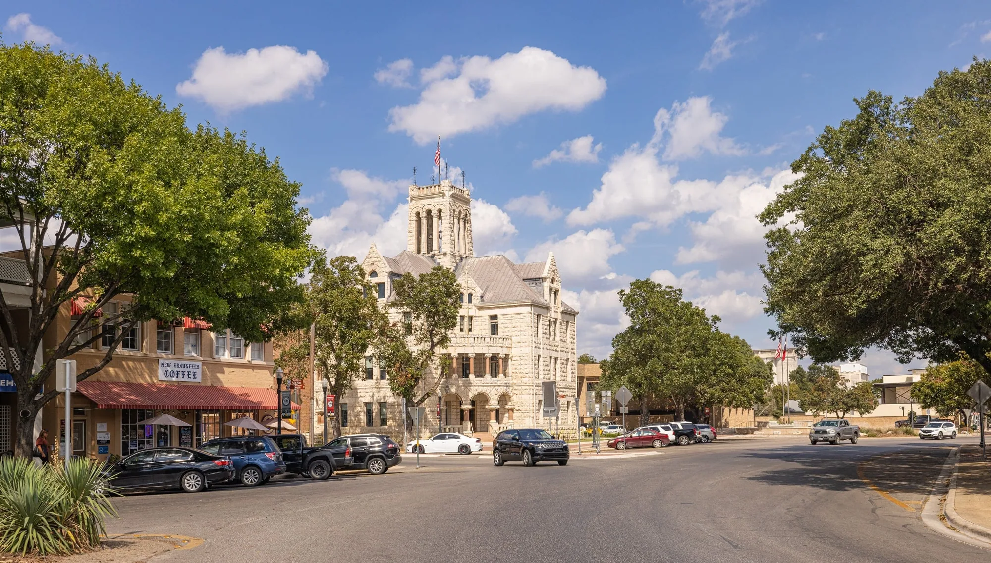Historic downtown New Braunfels, Texas