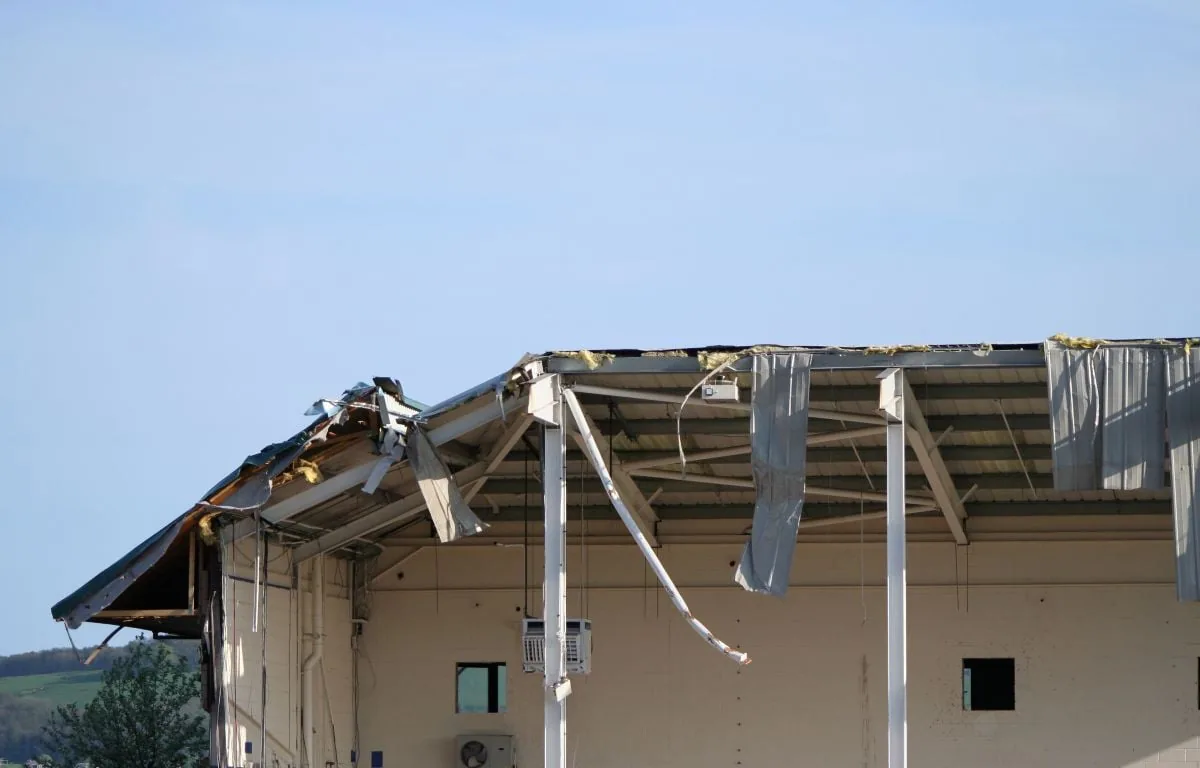 Commercial Storm Damage Roof Repair in New Braunfels, TX Commercial Storm Damage Roof Repair in New Braunfels, TX